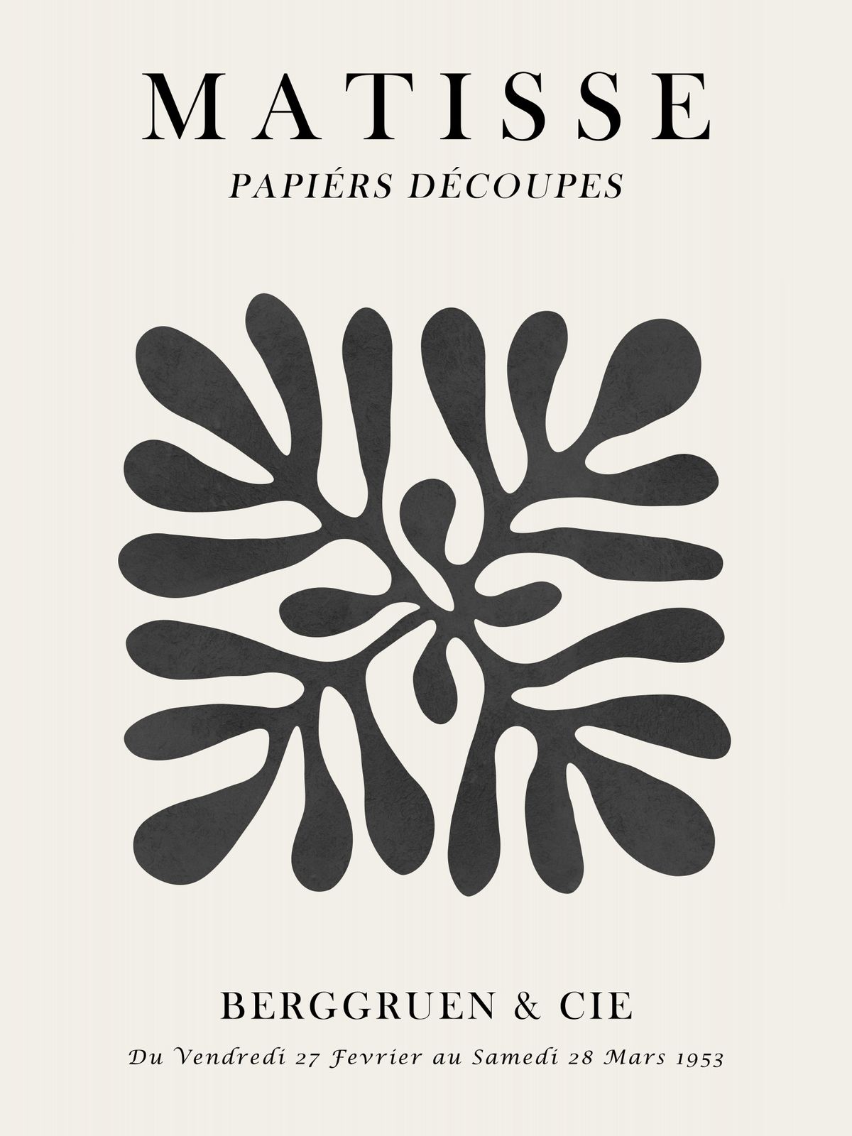 Poster - Matisse Papiers Découpés