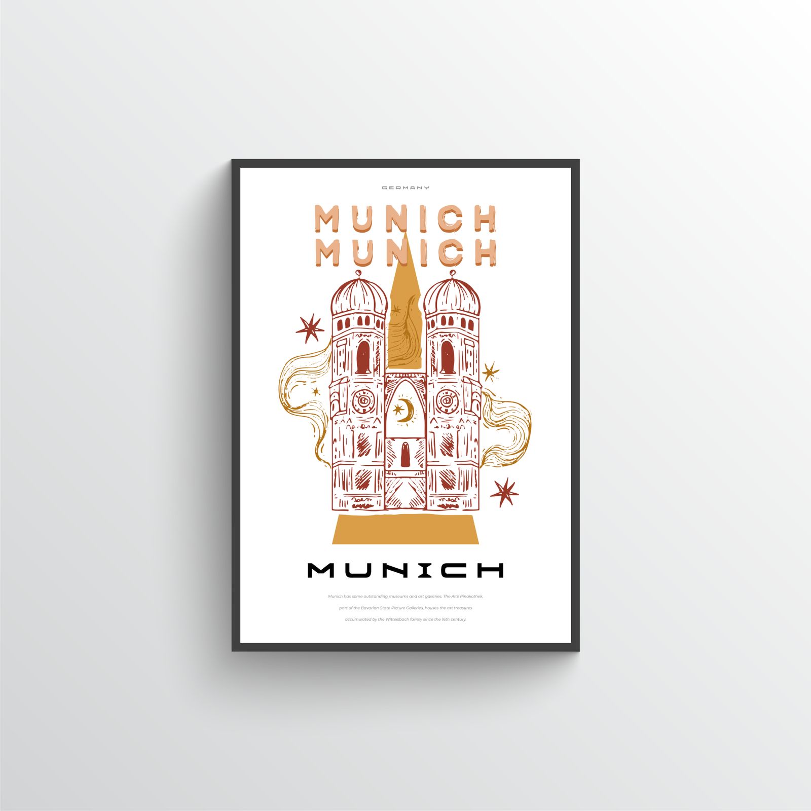 München Duitsland Poster