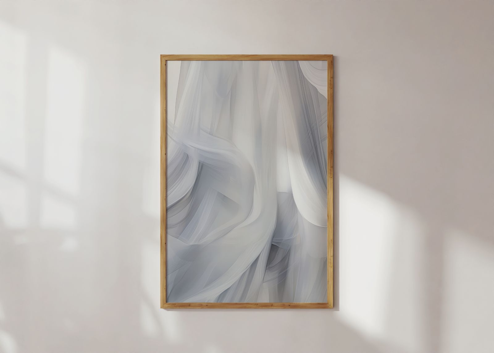 Poster - Abstracte Gordijnen