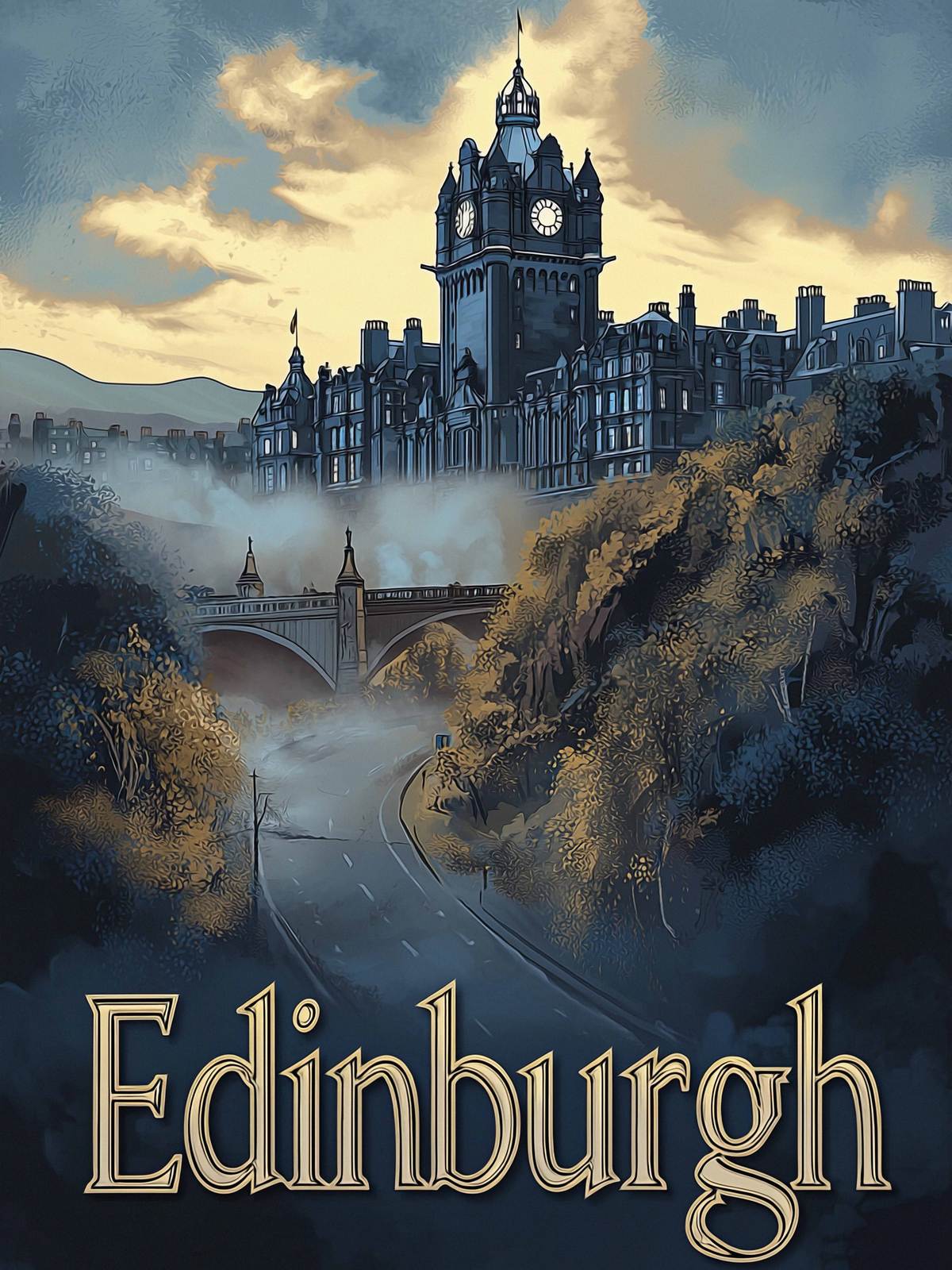 Poster - Edinburgh Castle