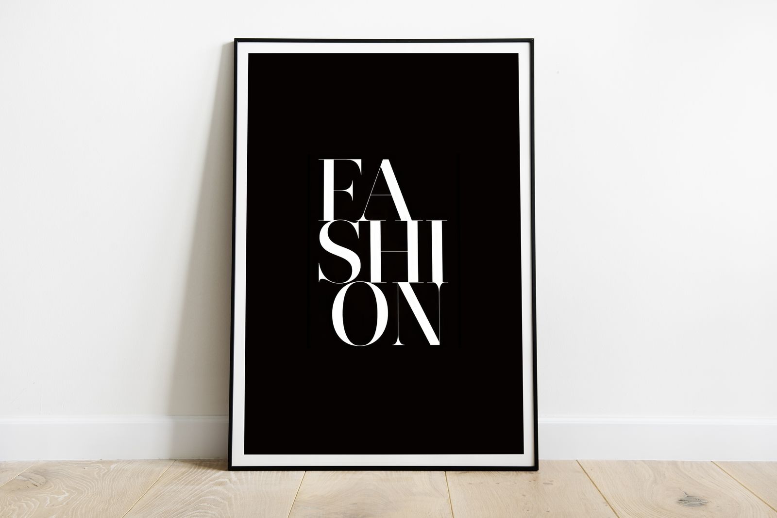 Poster - Fashion Typografie