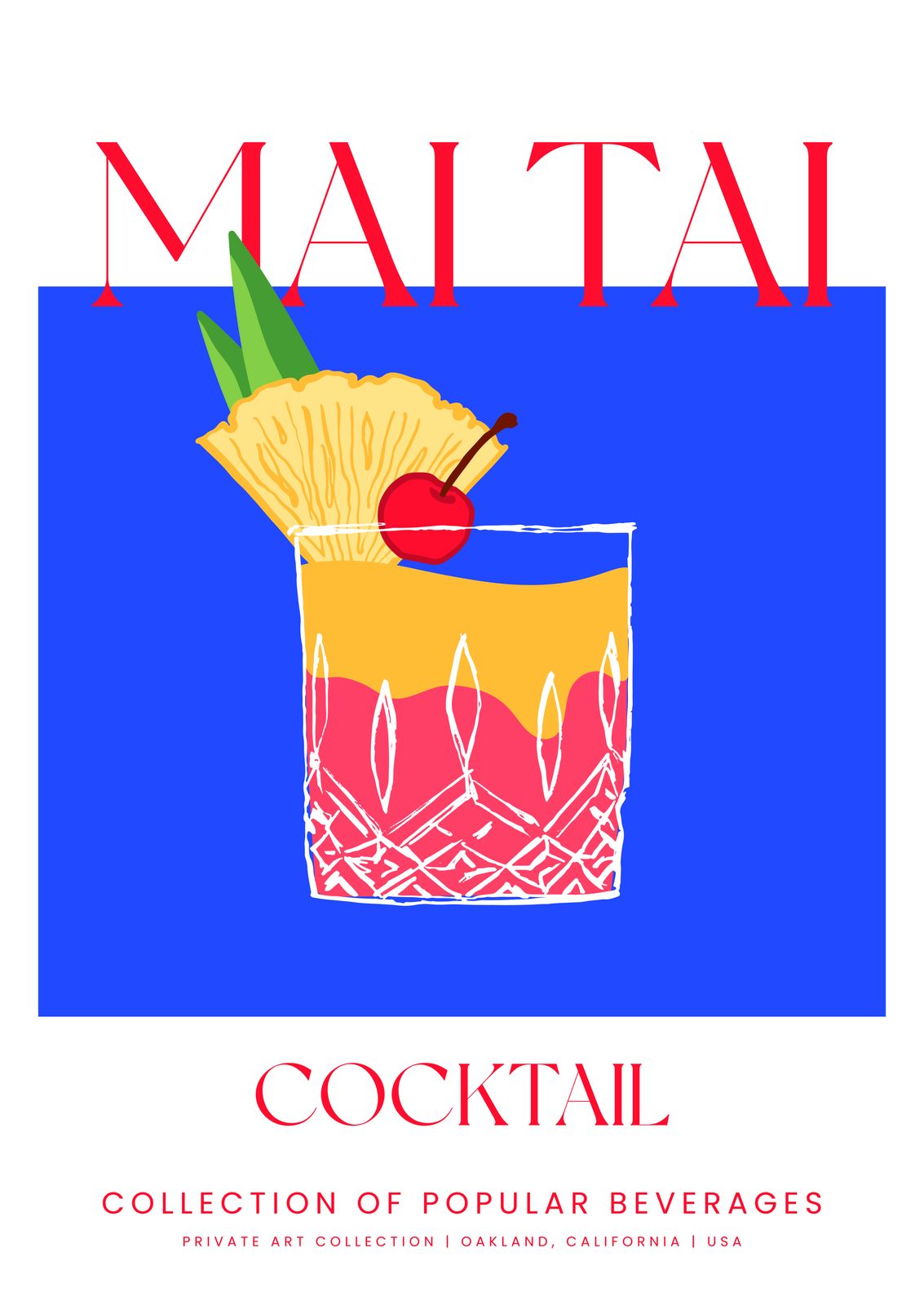 Poster - Mai Tai Cocktail