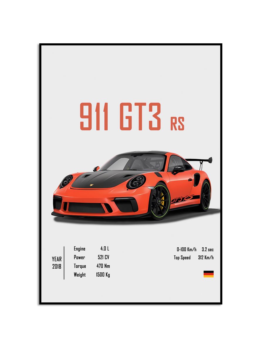 Poster - Porsche 911 GT3 RS