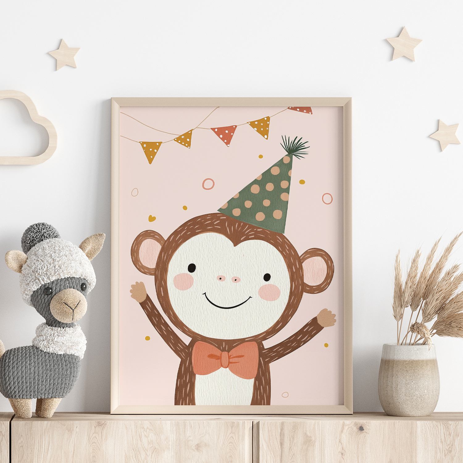 Poster - Schattige Apenfeest