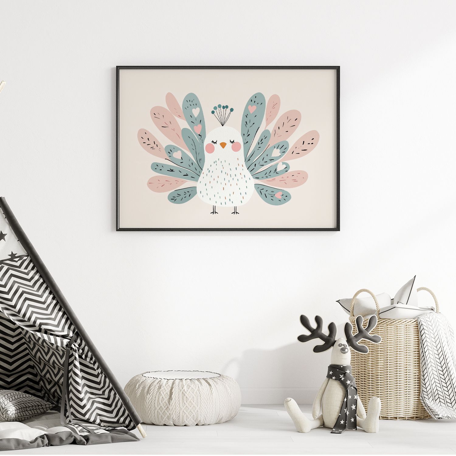 Poster - Fantasierijke Pauw