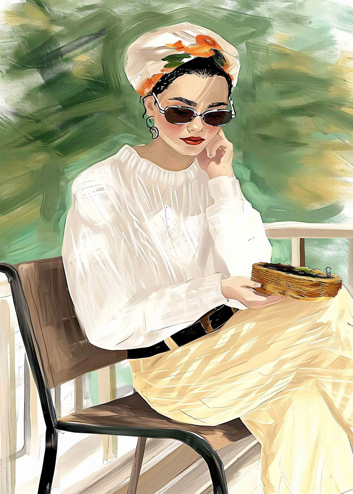 Poster - Elegante Vrouw Kunst