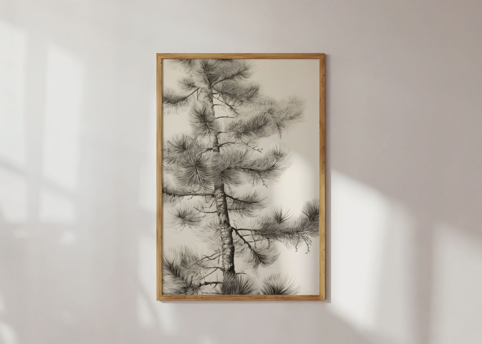 Poster - Dennenboom Kunst