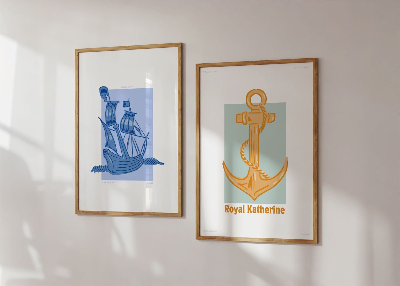 Poster - Kustdroom Set van 2