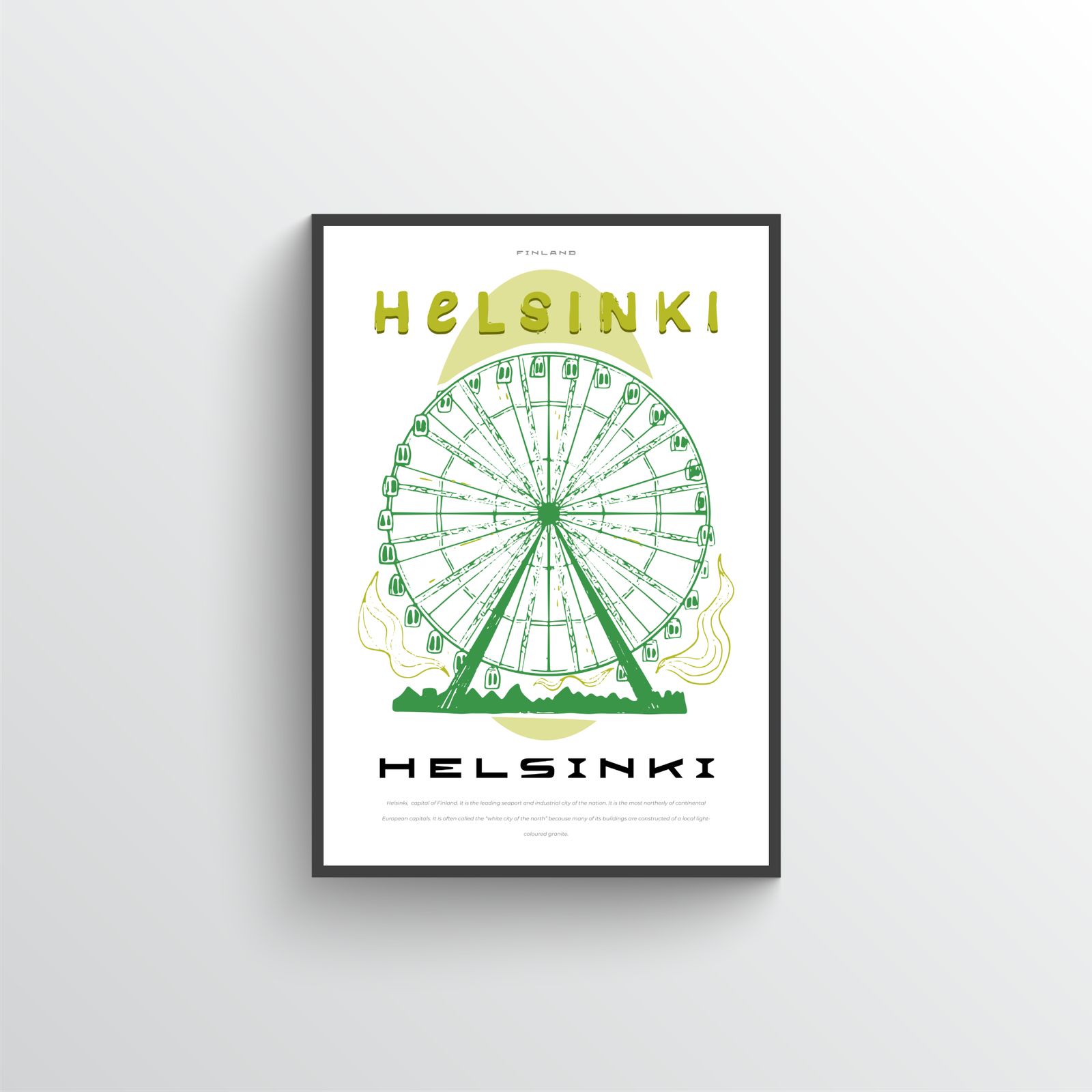 Helsinki Reuzenrad Poster