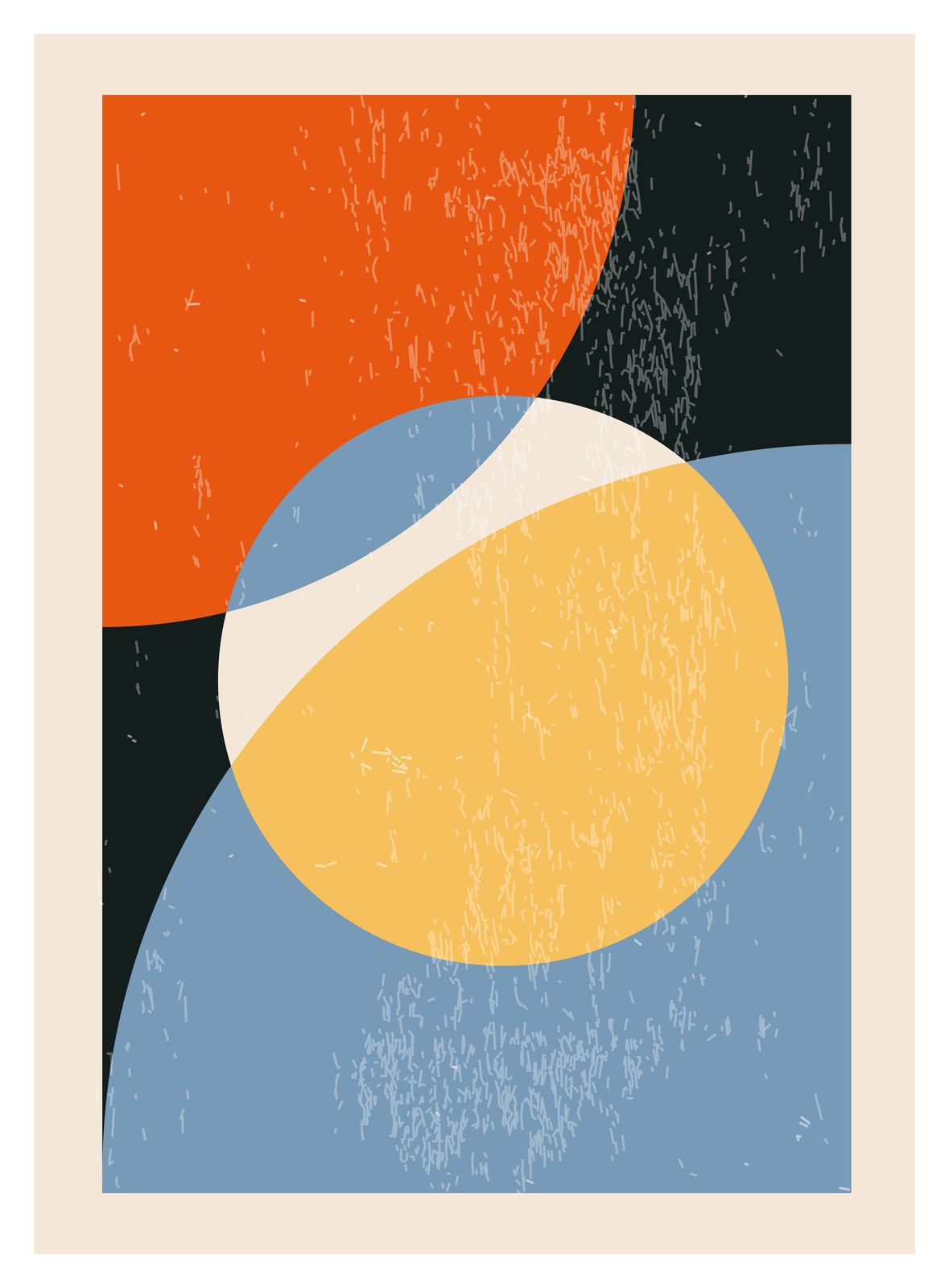 Poster - Abstracte geometrische vormen