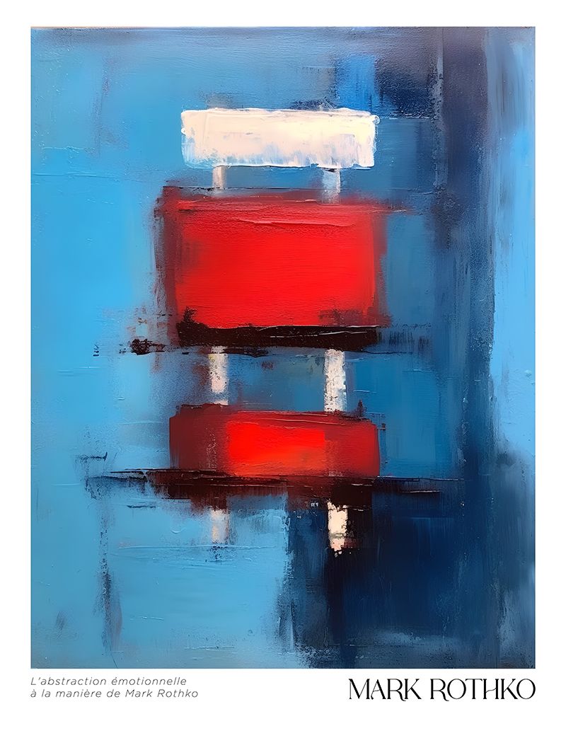 Poster - Abstractie Emotioneel van Mark Rothko