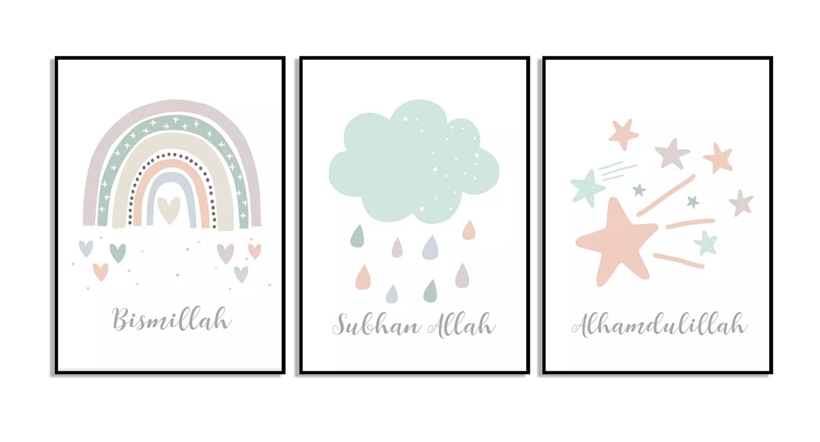 Inspirerende Muurposter Set van 3