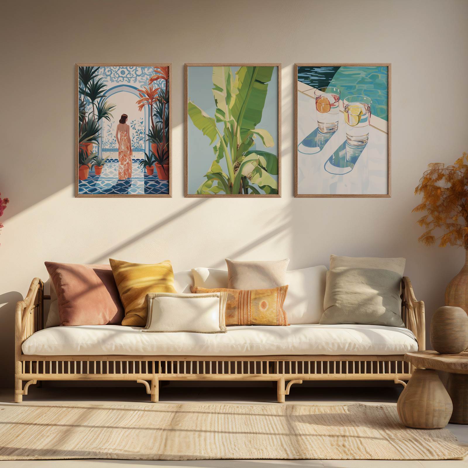 Poster - Tropische Oase / Set van 3