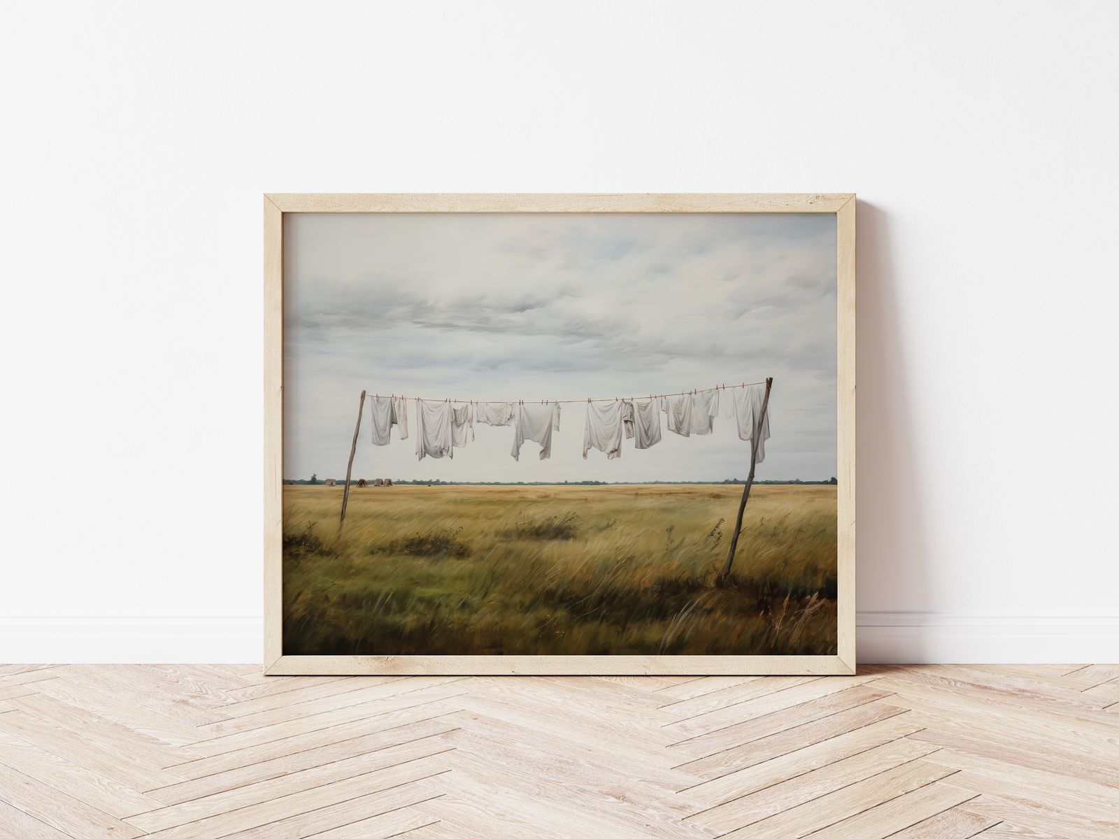 Poster - Waslijn Landschap