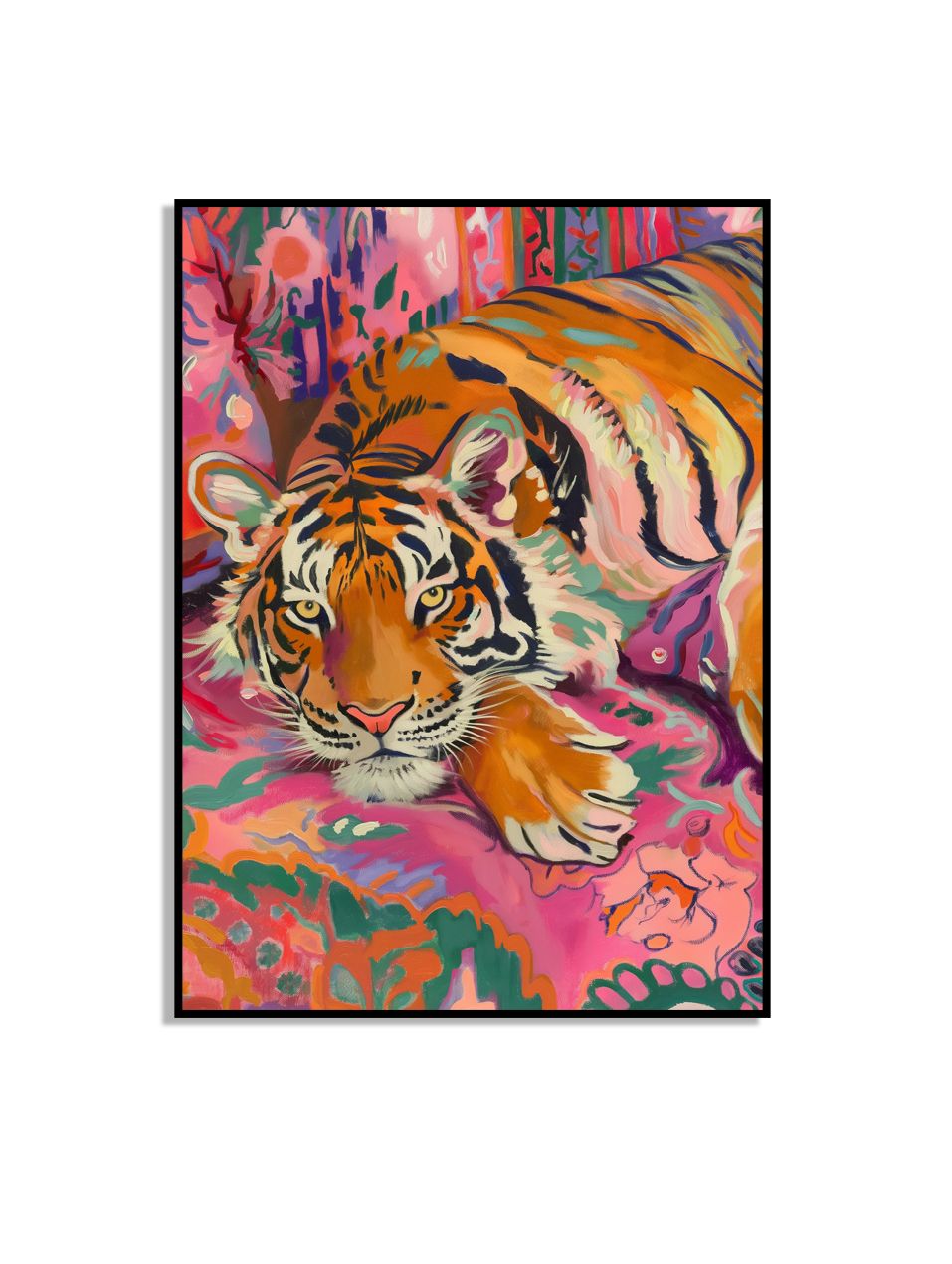 Kleurrijke Tijger Kunstposter