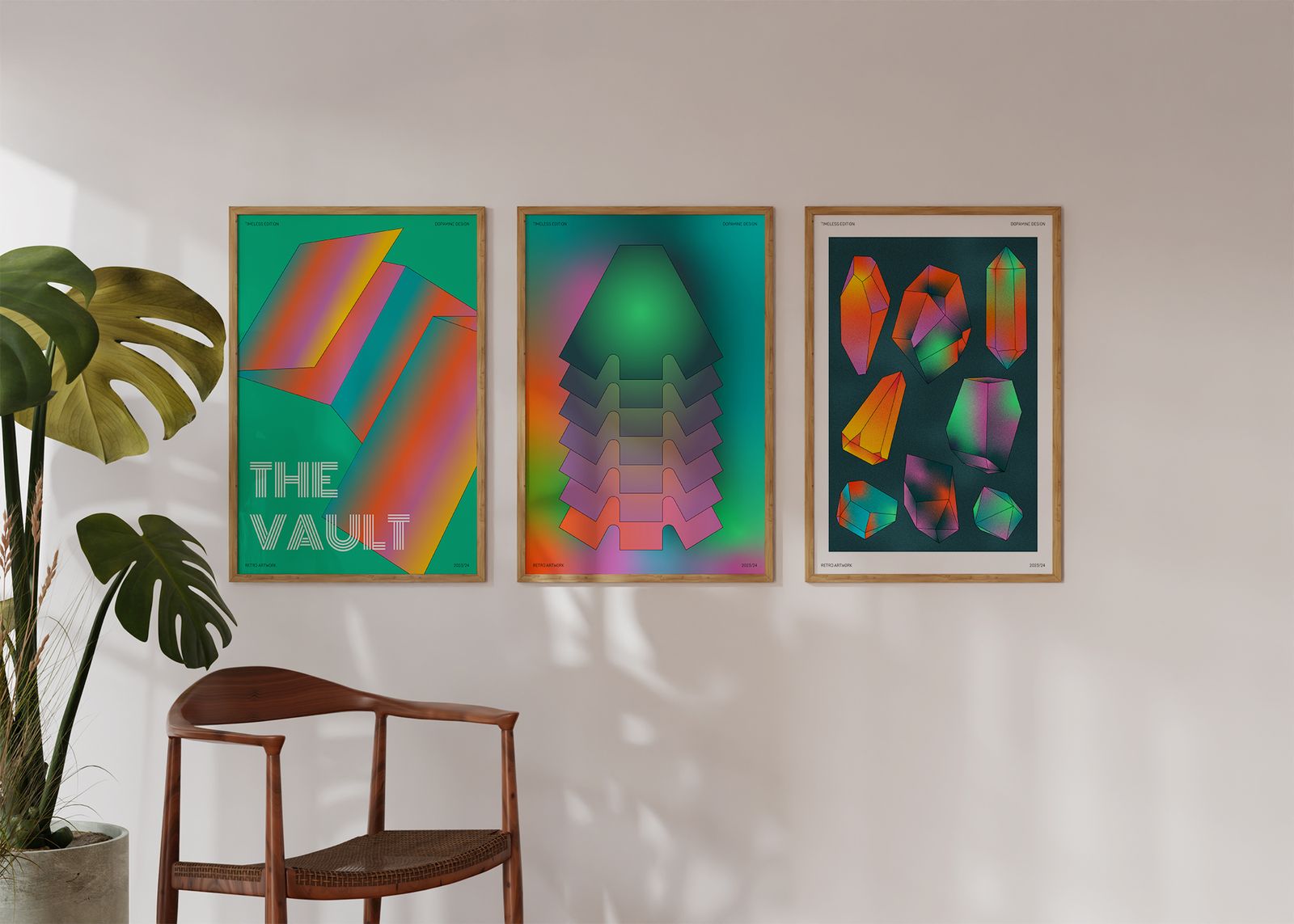 Poster - Retro kunstcollectie / Set of 3