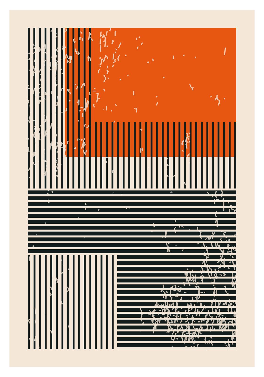 Poster - Abstract Geometrisch Patroon