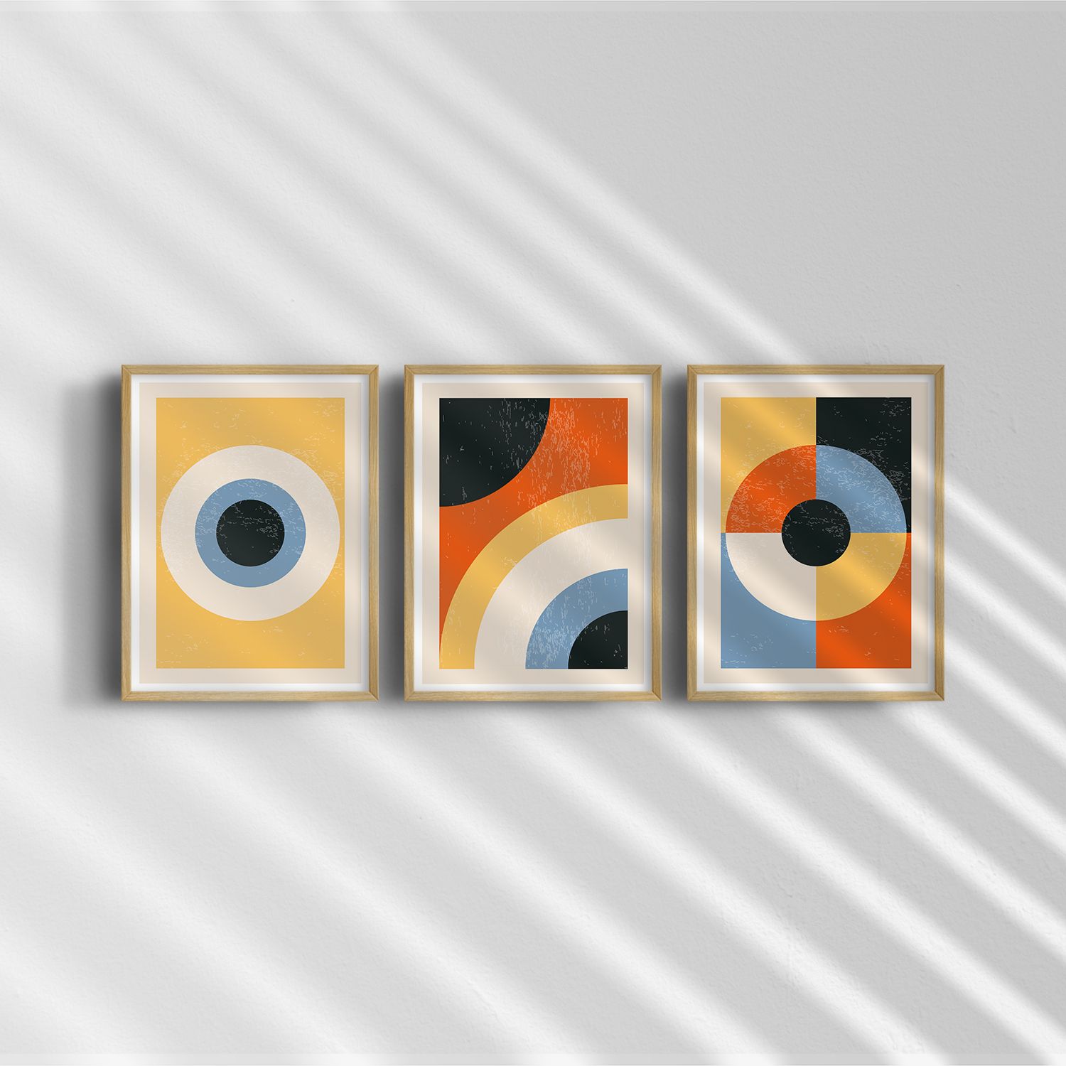 Poster - Abstract Geometrische Kunst / Set van 3