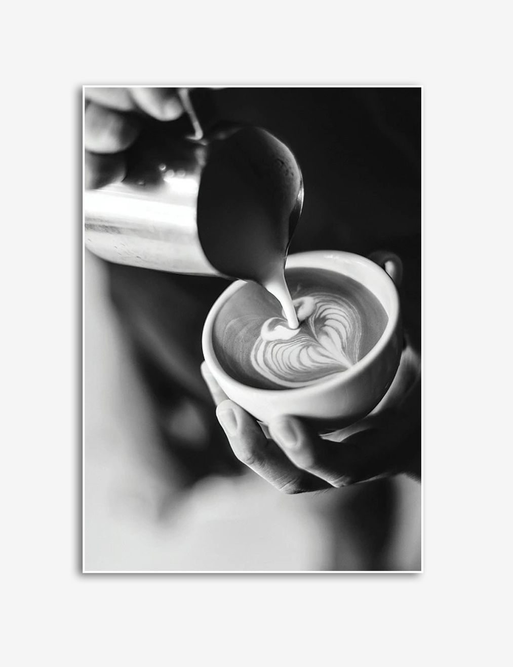 Latte Art Koffie Poster