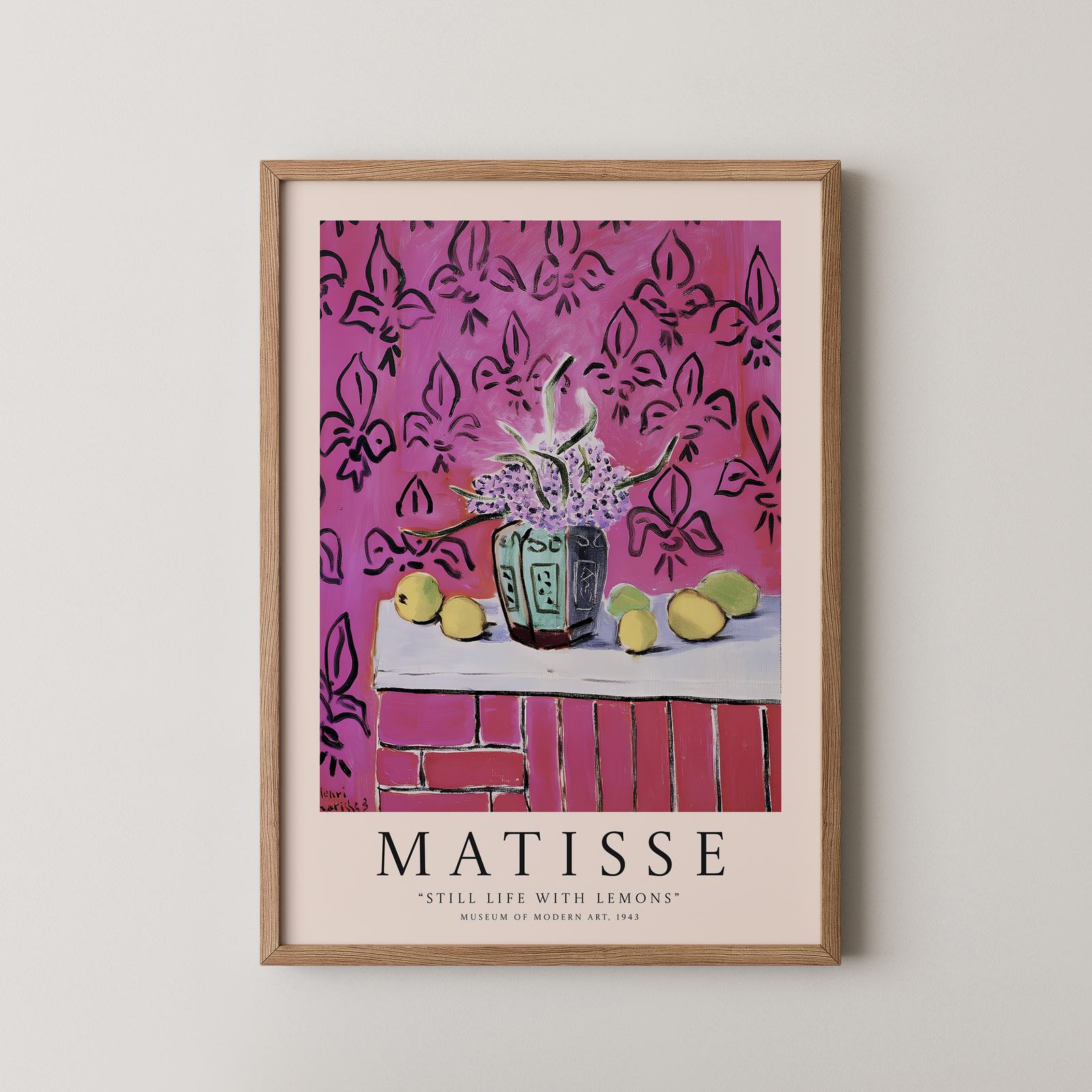 Poster - Stilleven met citroenen