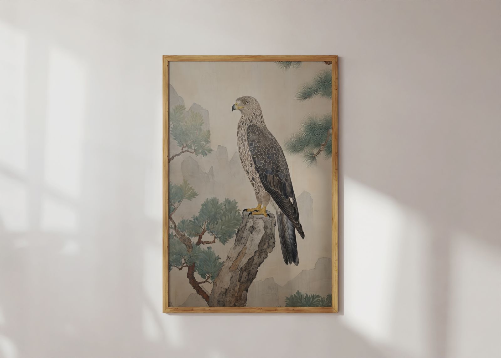 Poster - Adelaar in Rustige Natuur