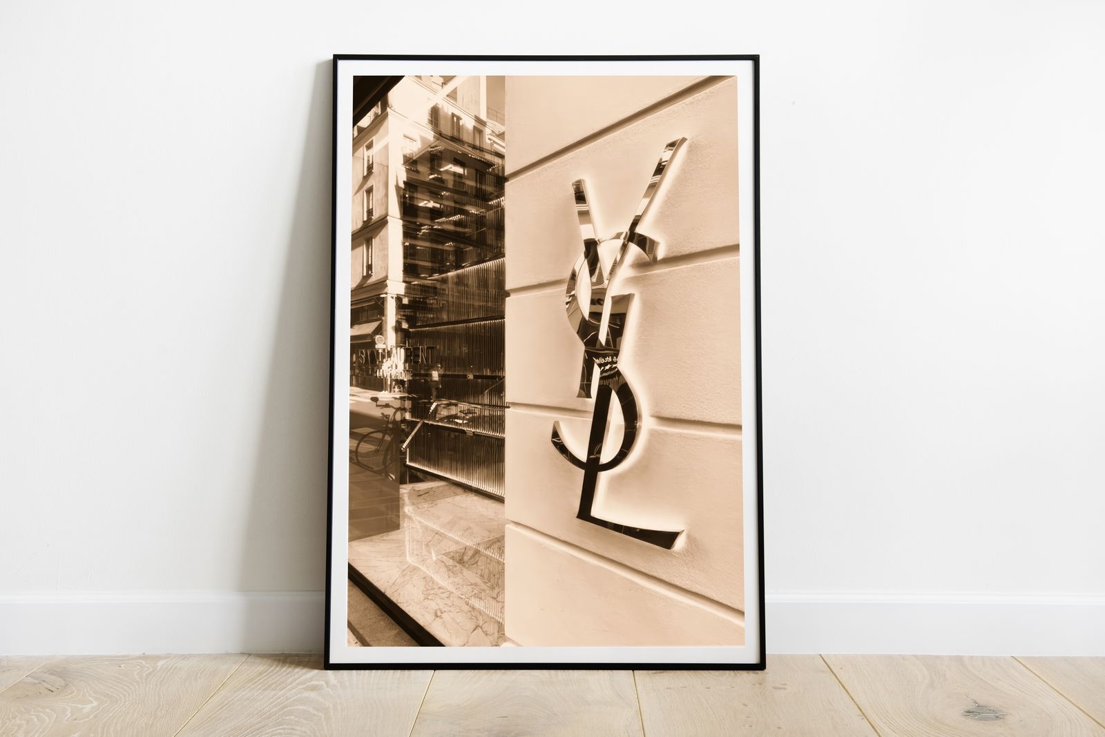 Poster - YSL Sepia Reflectie