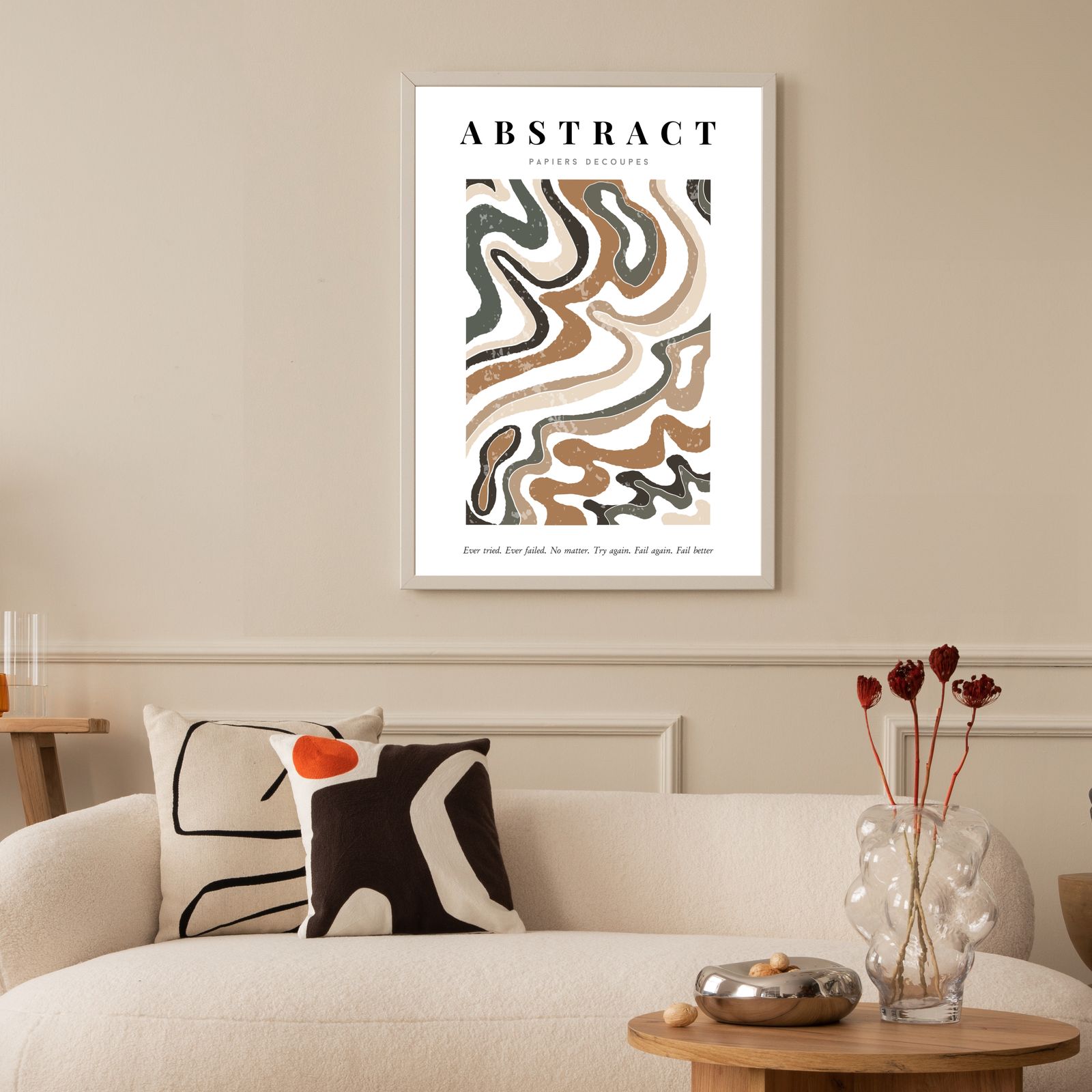 Abstract Modern Kunst Poster