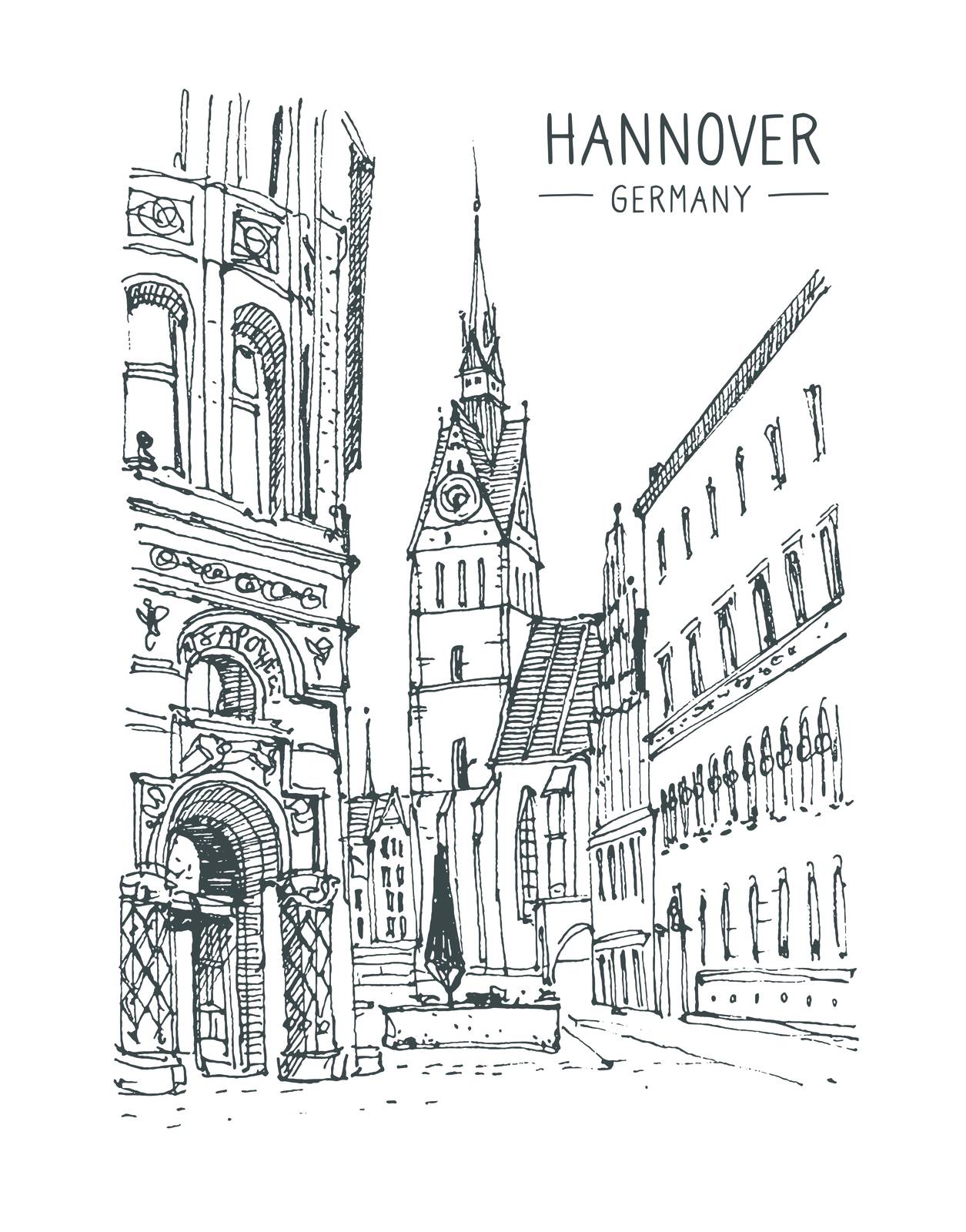 Hannover-poster - enkel