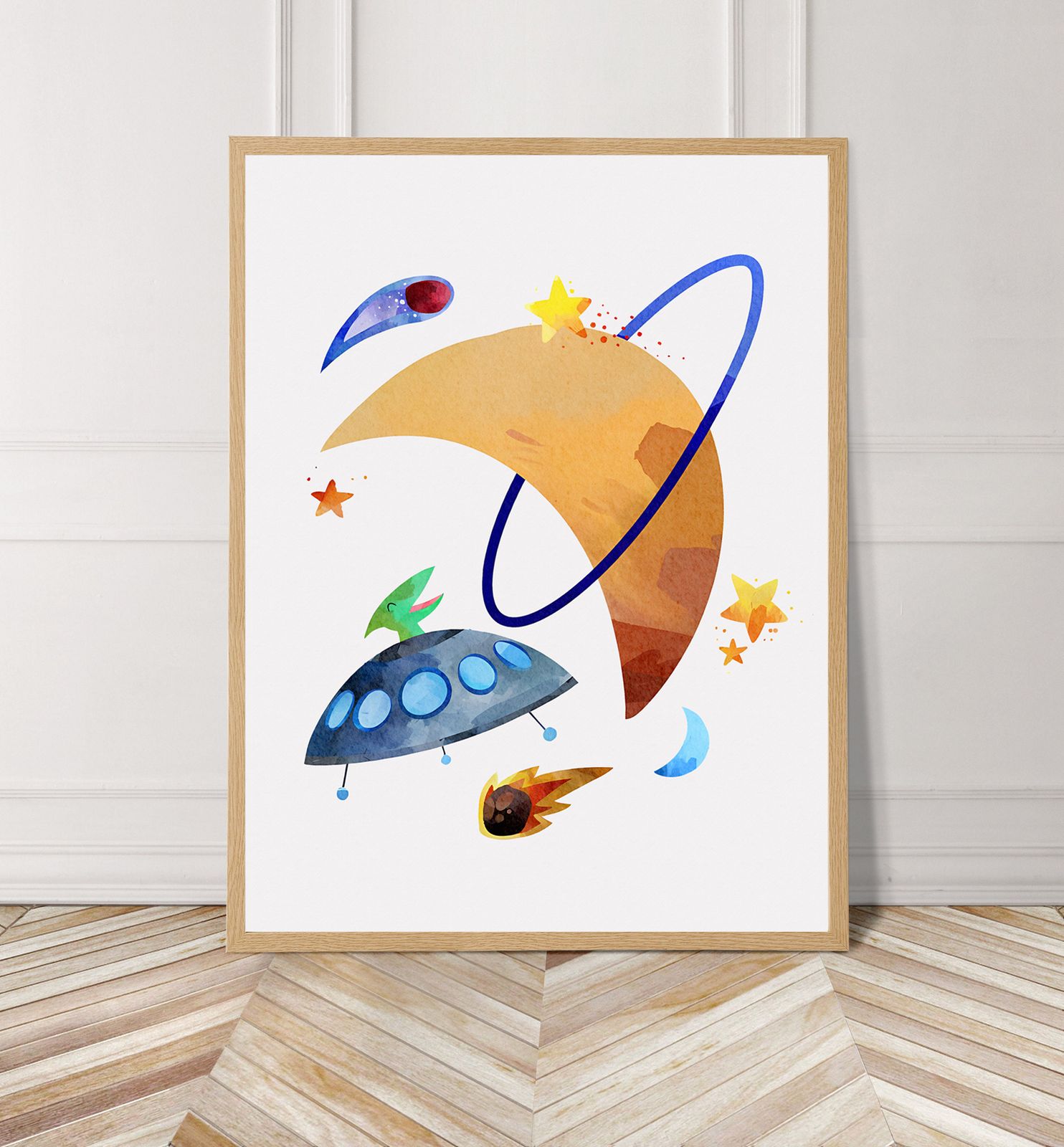 Ruimte-Thema Poster