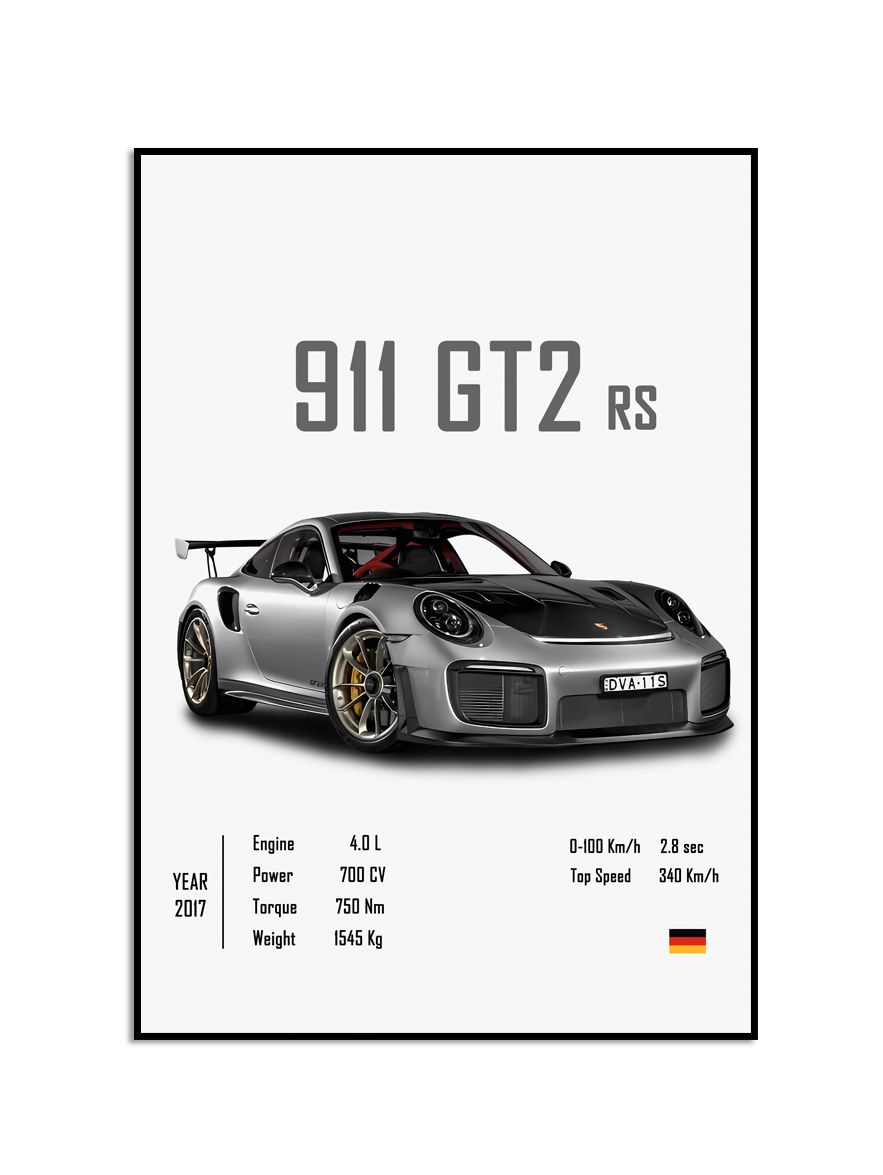 Poster - 911 GT2 RS