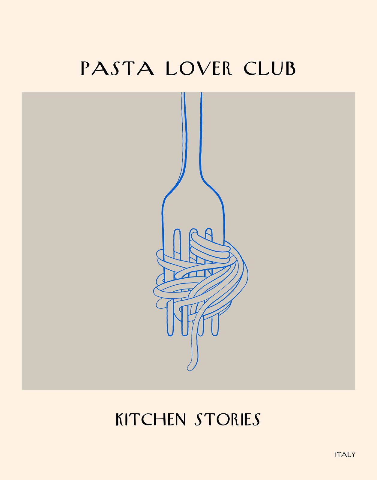 Poster - Pasta Lover Club