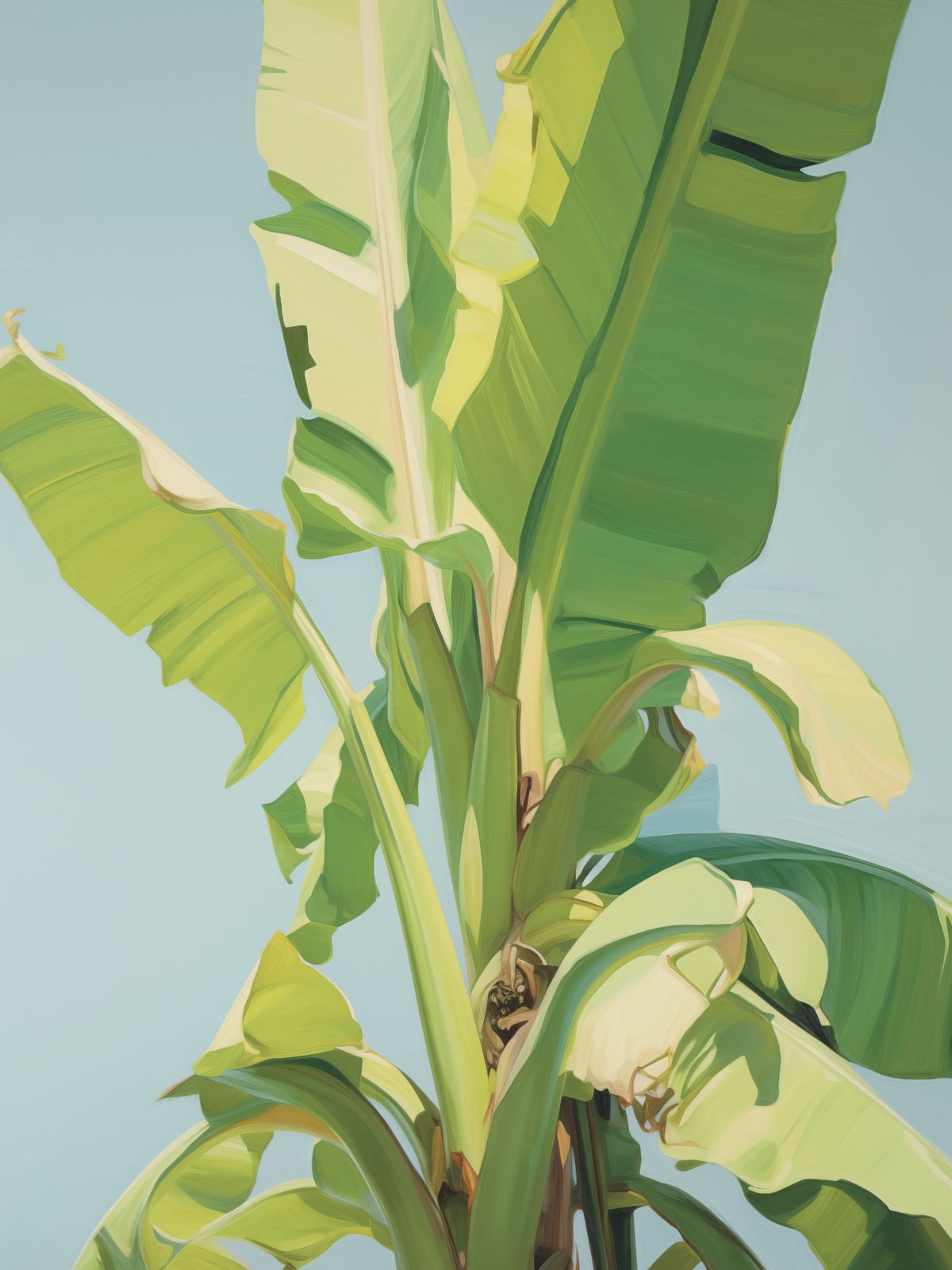 Poster - Tropisch Bananenblad