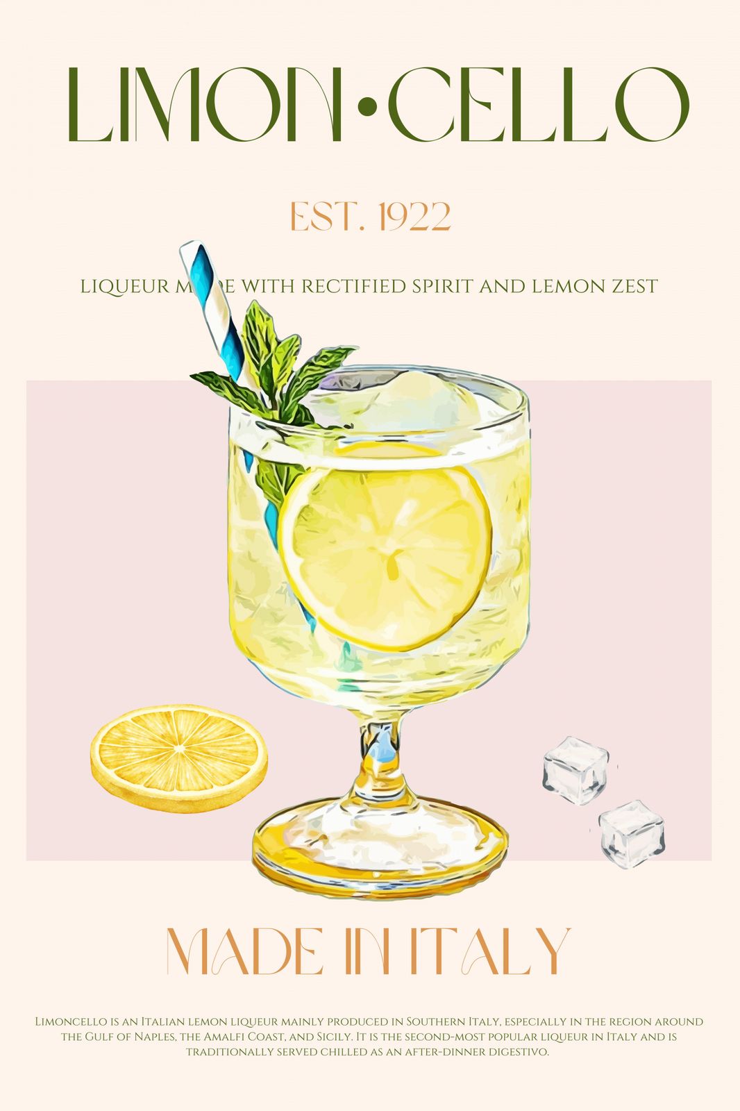 Poster - Limoncello Drank