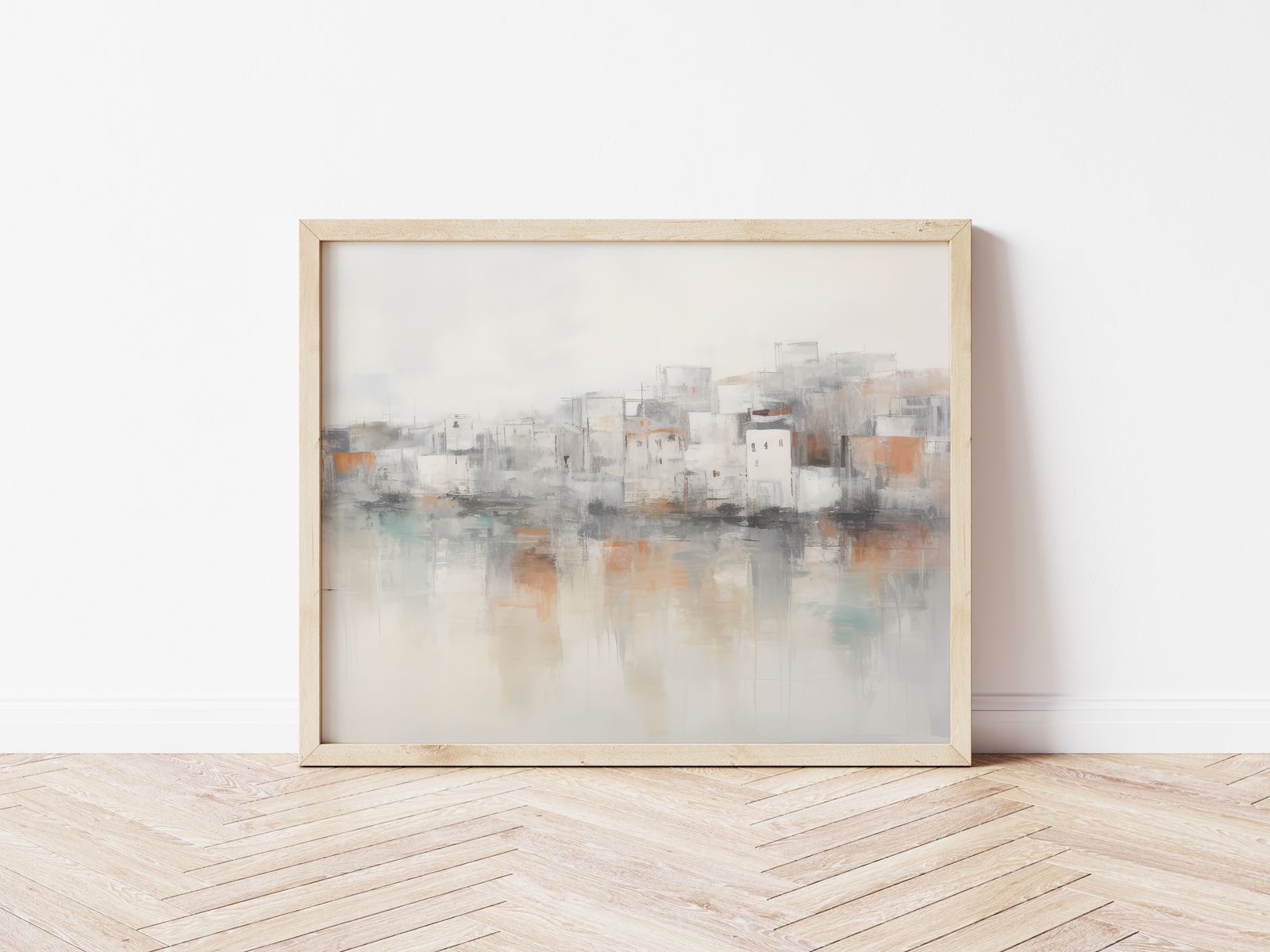 Poster - Abstract Stadsgezicht
