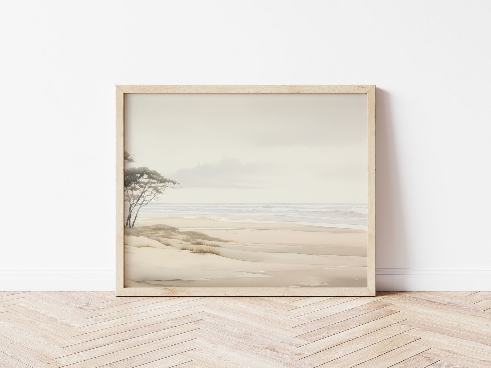 Poster - Rustig Strandlandschap