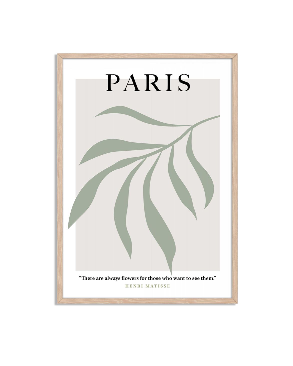 Parijs Botanische Citaat Poster