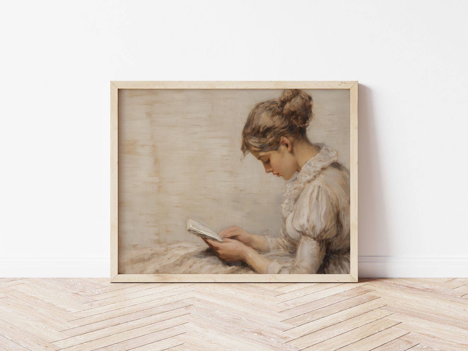 Poster - Vrouw Leest