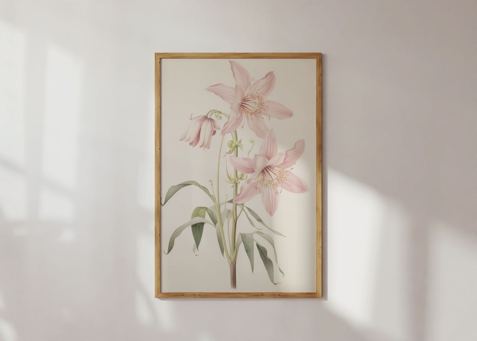 Poster - Roze Lelie