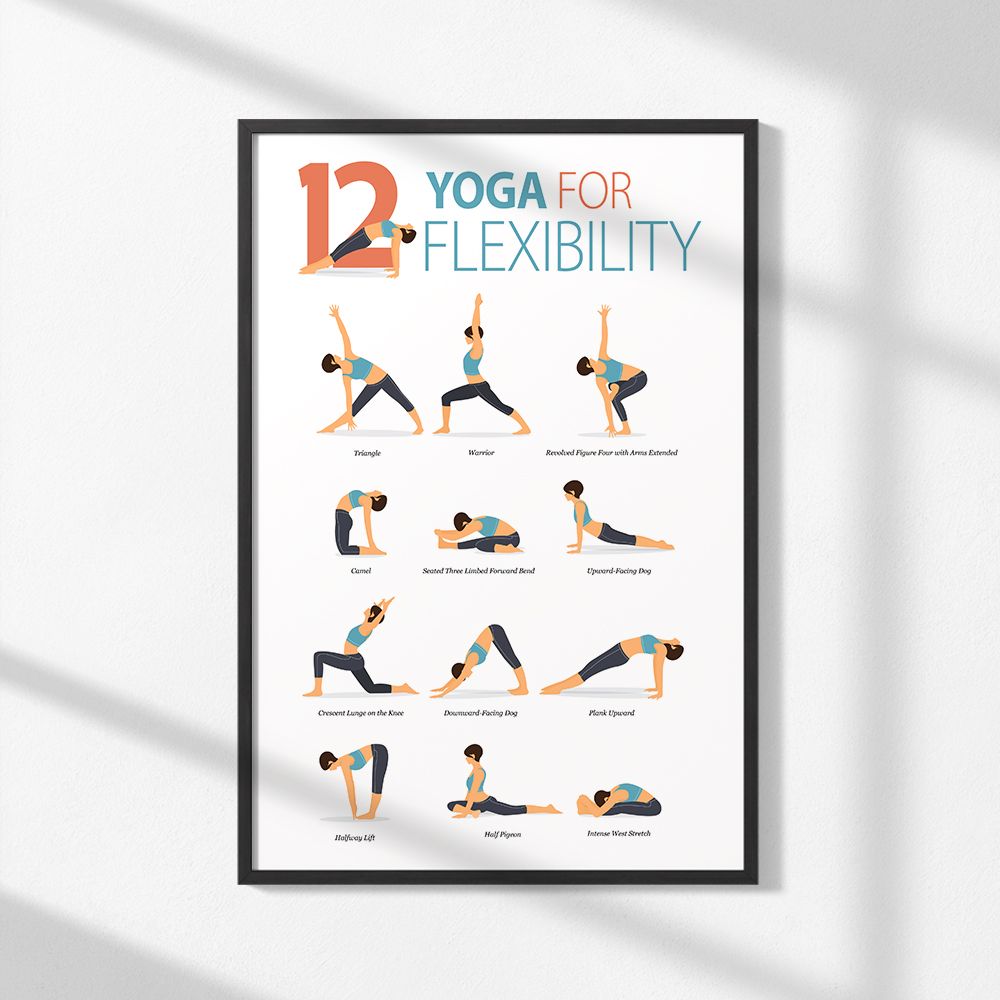 Poster - Yoga Flexibiliteitsroutine