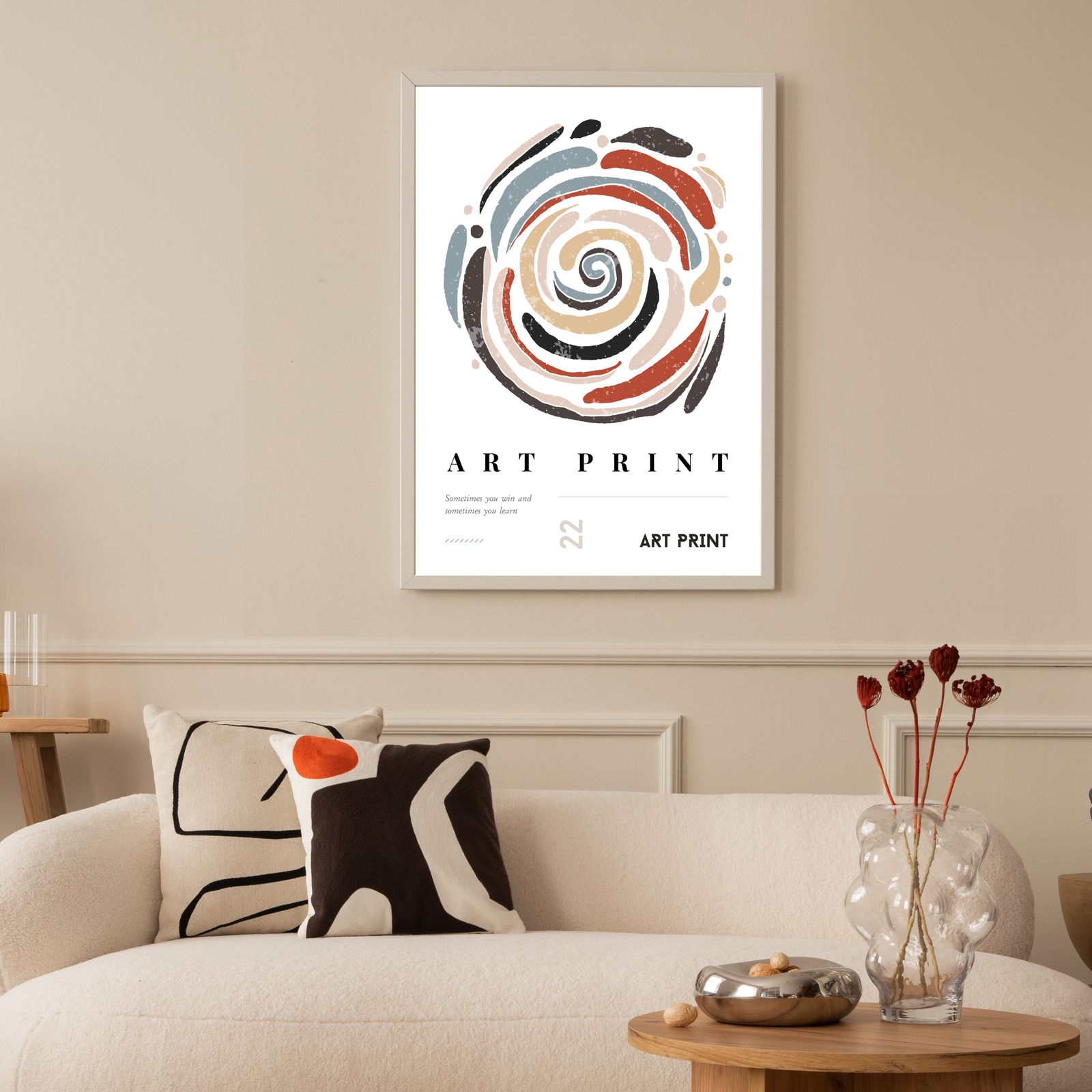 Kleurrijke Abstracte Poster