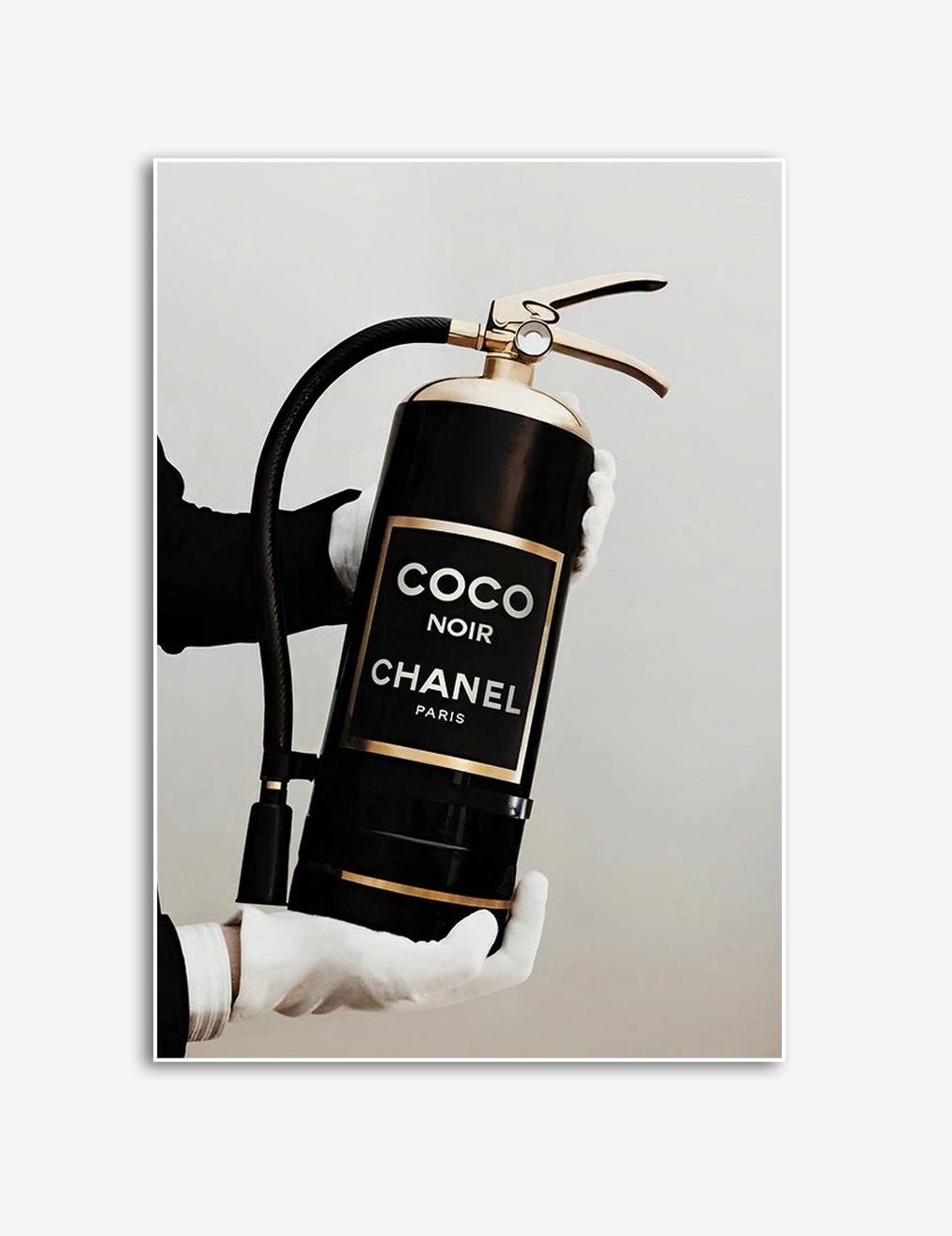 Coco Chanel Brandblusser Poster