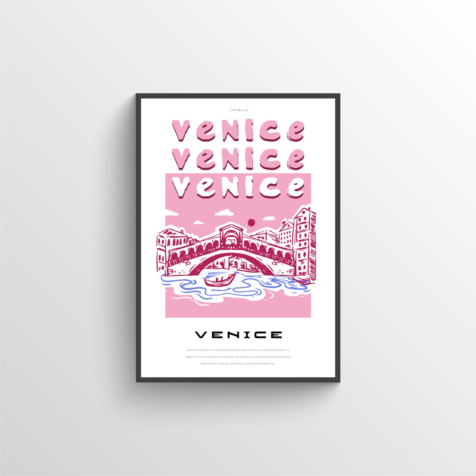 Venetië Poster - Enkel
