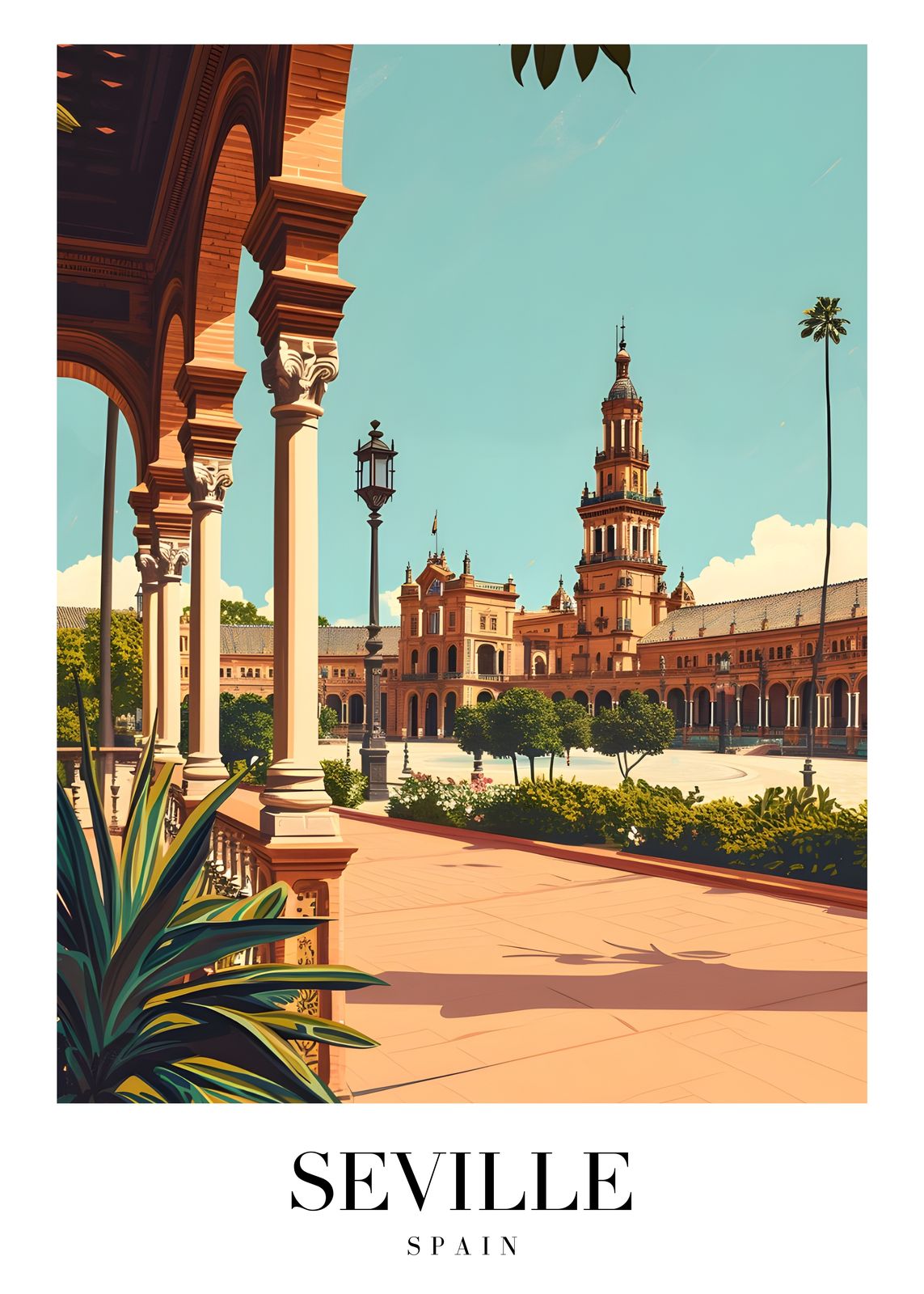 Poster - Sevilla Spanje