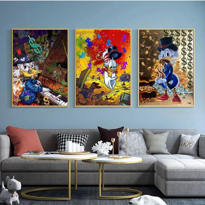 Beroemd stripkunstwerk poster - Set of 3