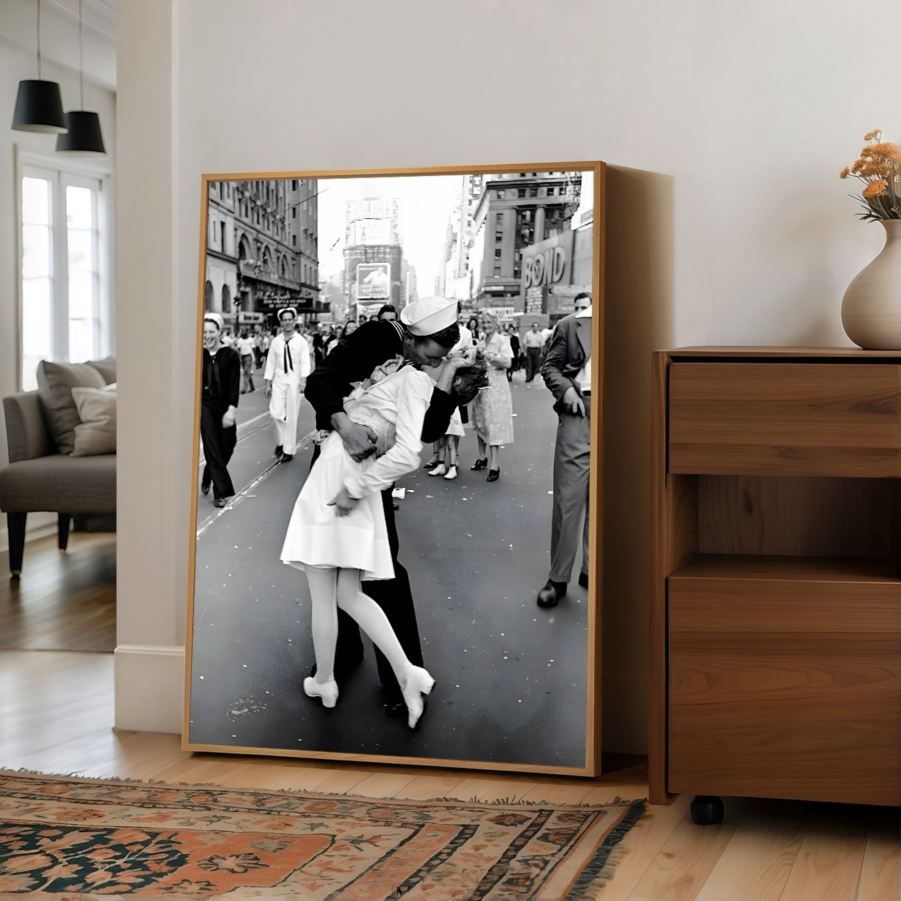 V-J Day in Times Square Poster