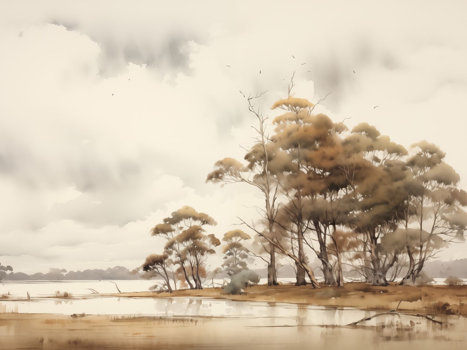 Poster - Serene Landschap