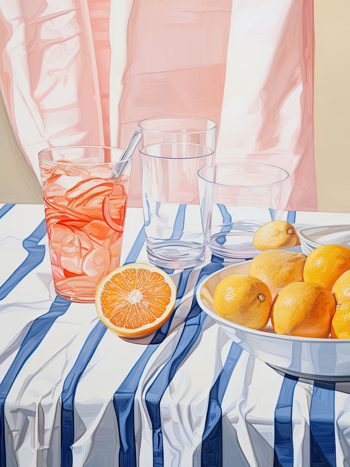 Poster - Oranje stilleven