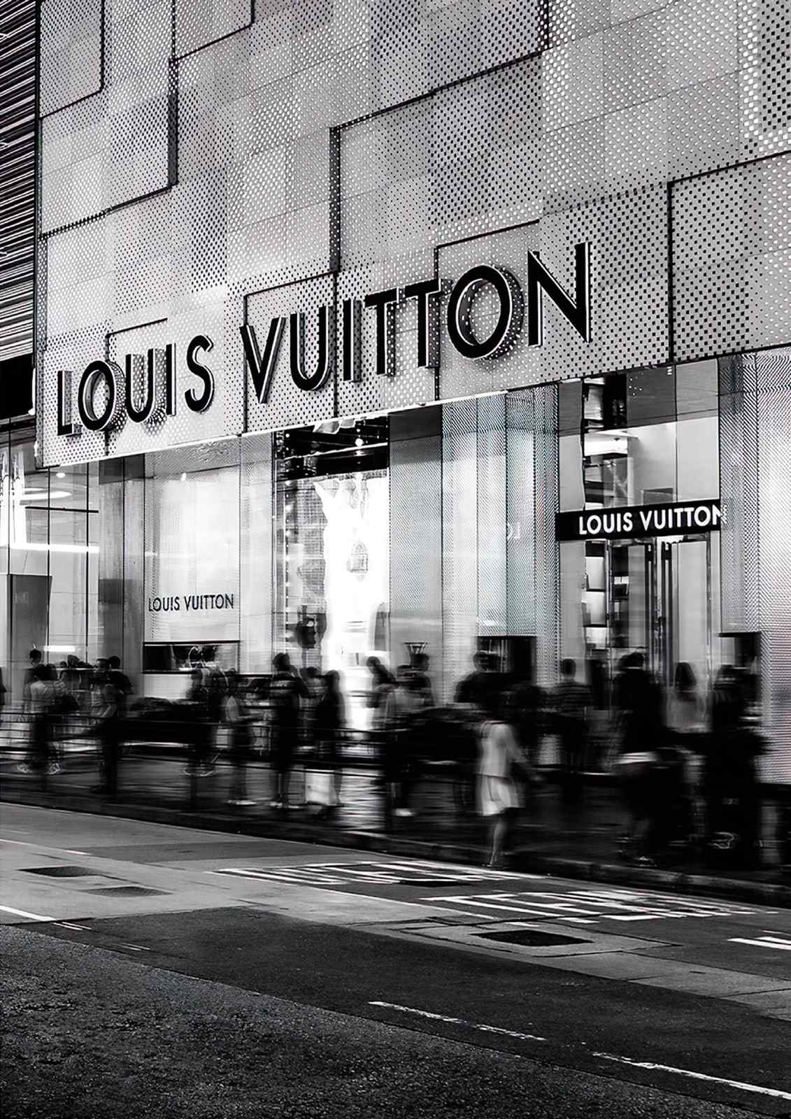 Louis Vuitton winkel muurposter