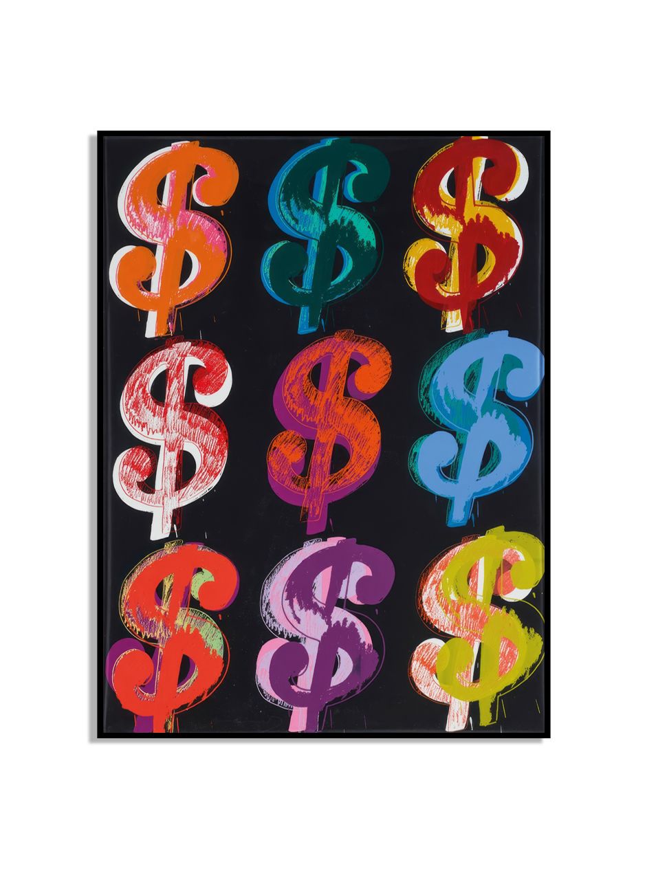 Kleurrijke Dollartekens Poster