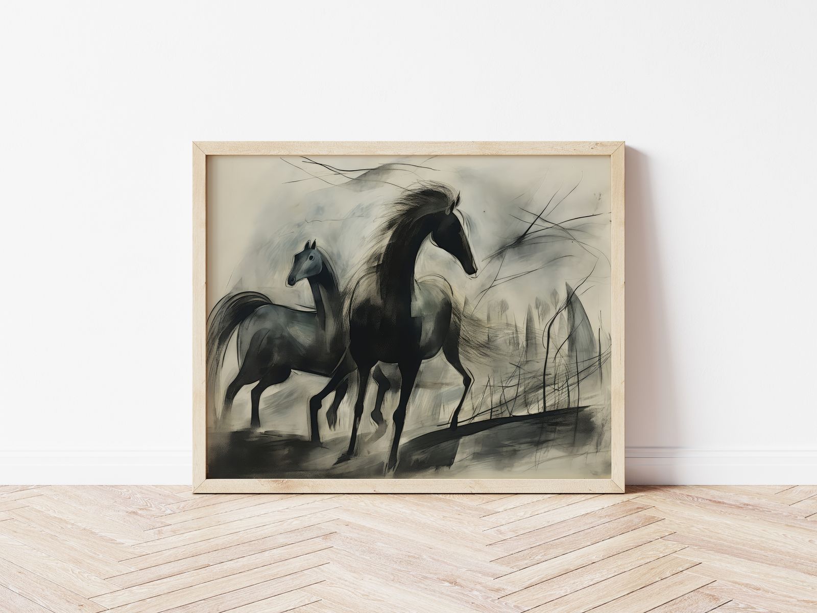 Poster - Elegante Paarden